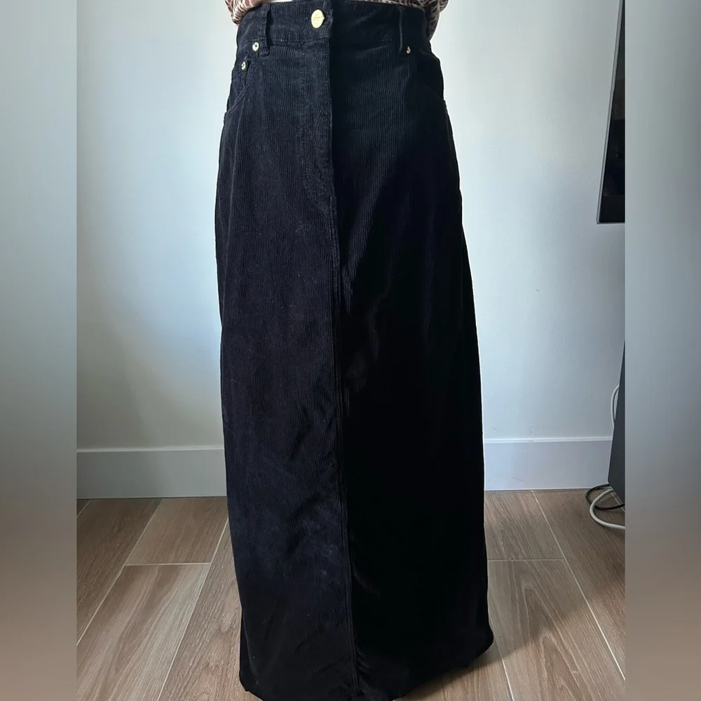 GANNI Black Maxi Skirt - Picture 2 of 7
